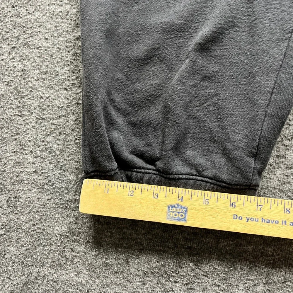 Jordan Sweatpants Mens Medium Gray Jumpman Fleece Joggers Snap Athletic Pants - Picture 6 of 16